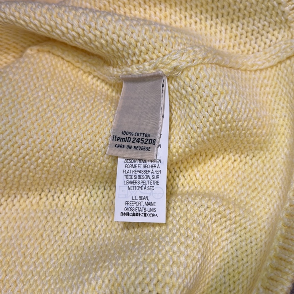 NEW L.L. Bean Women’s Button Front Cardigan Sweater Size L - Picture 8 of 13